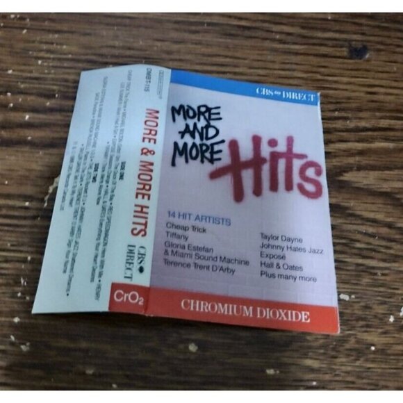 More and More Hits on cassette (CBS, Canada, 1988) - Picture 4 of 4
